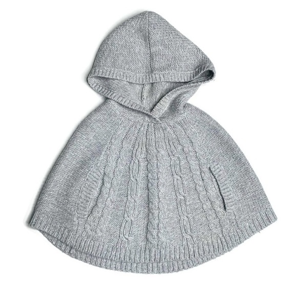 Oshkosh baby girls 2Y hooded cape sweater - Picture 1 of 3